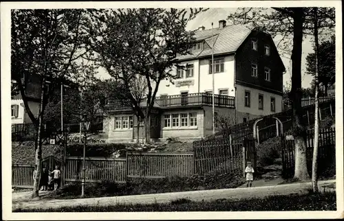 Ak Zöblitz Marienberg im Erzgebirge Sachsen, Jugendherberge DJH , Kinder