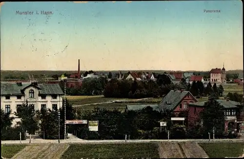 Ak Munster an der Örtze, Panorama