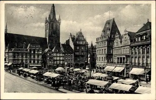 Ak Trier an der Mosel, Hauptmarkt