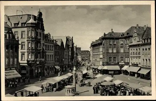 Ak Trier an der Mosel, Hauptmarkt, Simonstraße, Porta Nigra