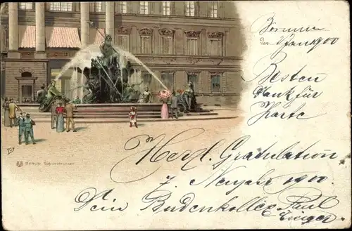 Litho Berlin Mitte, Schlossbrunnen