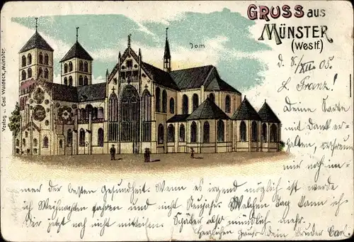 Litho Münster in Westfalen, Dom