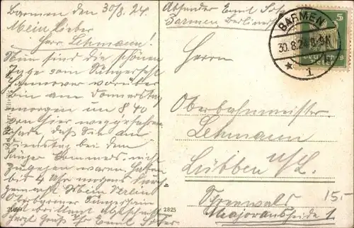 Ak Barmen Wuppertal, Alter Markt, Schwebebahn