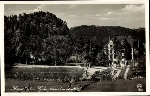 Ak Oybin in der Oberlausitz, Gebirgstrand, Luftbad