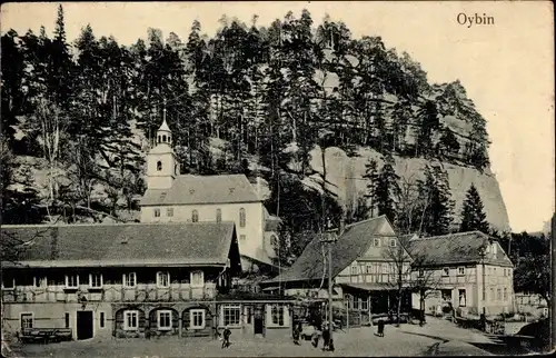 Ak Oybin in der Oberlausitz, Kirche