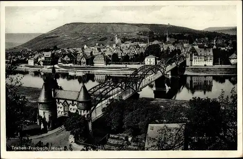 Ak Traben Trarbach an der Mosel, Panorama