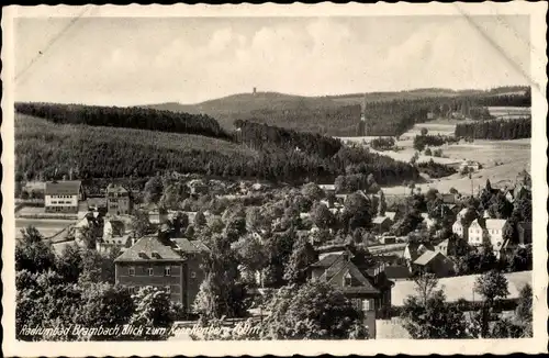 Ak Bad Brambach im Vogtland, Totalansicht, Kapellenberg