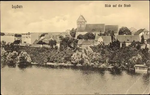 Ak Lychen in der Uckermark, Totalansicht