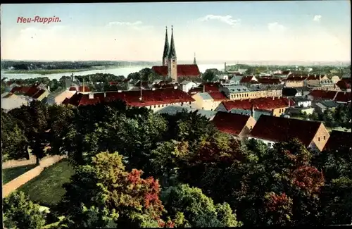 Ak Neuruppin in Brandenburg, Panorama
