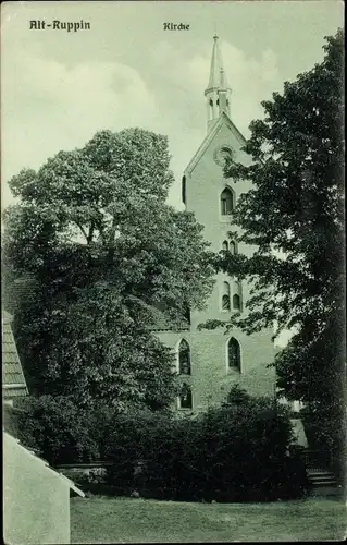 Ak Altruppin Neuruppin in Brandenburg, Kirche, Außenansicht