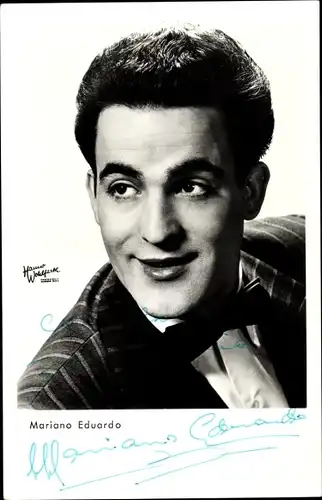 Ak Schauspieler Mariano Eduardo, Portrait, Autogramm