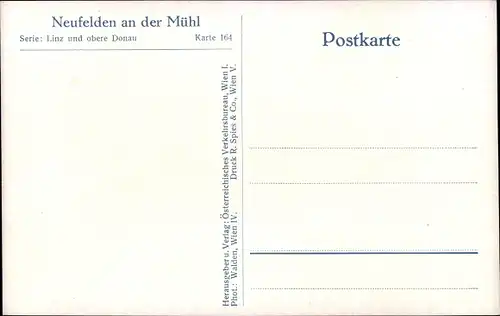 Ak Neufelden im Mühlviertel Oberösterreich, Straße, Brunnen