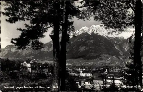 Ak Innsbruck in Tirol, Gesamtansicht, Berg Isel