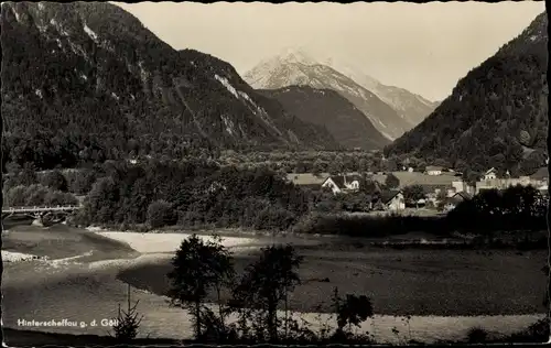 Ak Hinterscheffau Scheffau am Wilden Kaiser Tirol, Teilansicht