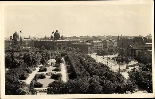 Ak Wien 1 Innere Stadt, Volksgarten, Museen, Parlament