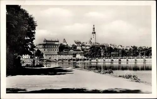 Ak Tábor Südböhmen, Blick zur Stadt