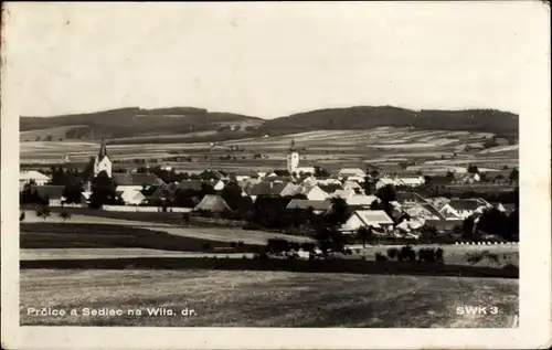 Ak Sedlec Prčice Sedletz Pertschitz Mittelböhmen, Gesamtansicht