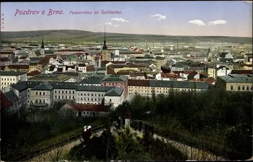 Ak Brna Ochos Südmähren, Panorama