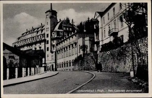 Ak Janské Lázně Johannisbad Region Königgrätz, Res. Lazarett Johannishof