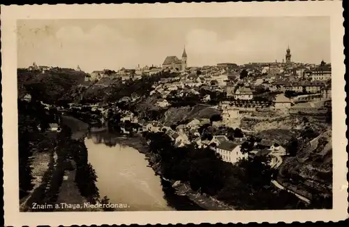 Ak Znojmo Znaim Südmähren, Niederdonau, Panorama