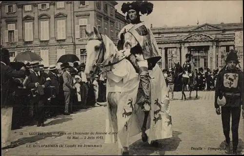Ak Compiègne Oise, Festlichkeiten zu Ehren von Jeanne d'Arc, 1911, Le Bol de Armes