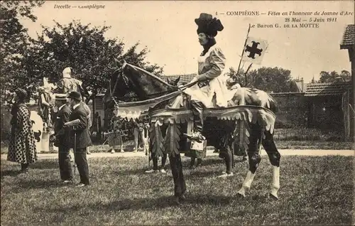 Ak Compiègne Oise, Festivals zu Ehren von Jeanne d'Arc