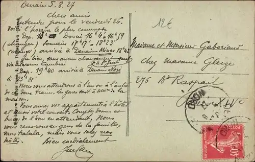 Ak Denain Nord, Rue Duquesnoy