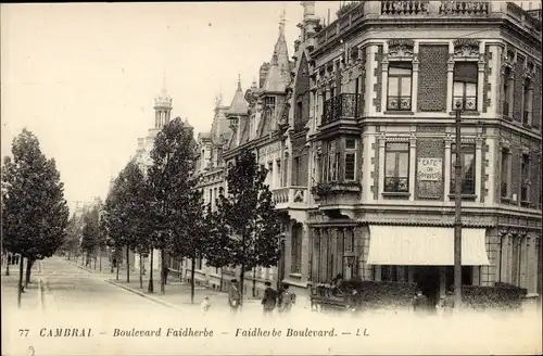 Ak Cambrai Nord, Boulevard Faidherbe