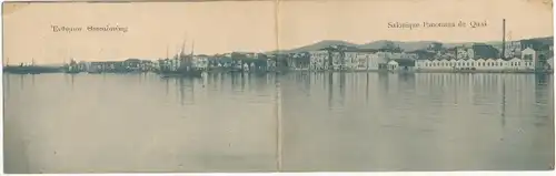 Klapp Ak Thessaloniki Thessaloniki Griechenland, Panorama vom Kai