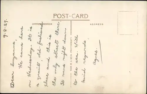 Ak Clovelly Devon England, High Street