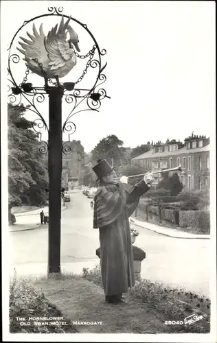 Ak Harrogate Yorkshire England, Old Swan Hotel