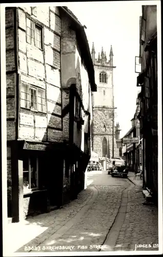Ak Shrewsbury Shropshire England, Fish Street