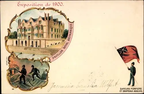 Ak Paris, Expo 1900, Britischer Königspavillon