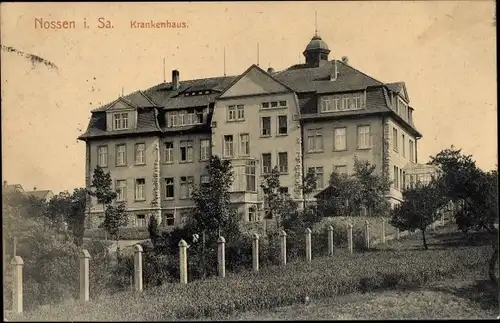 Ak Nossen in Sachsen, Krankenhaus