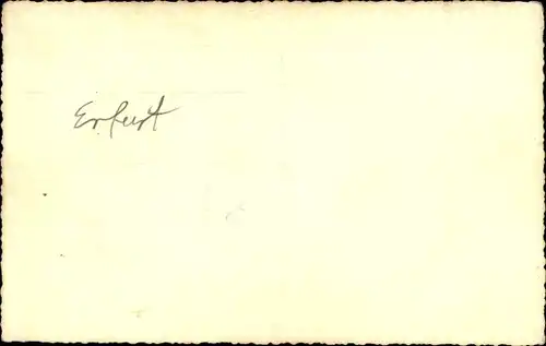 Foto Ak Erfurt in Thüringen, Marschierende Männer, Fest, Festzug, Orchester, Fahne