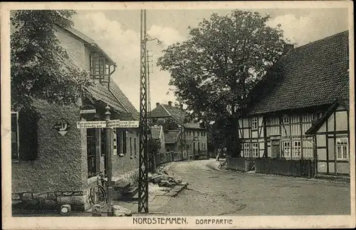 Ak Nordstemmen in Niedersachsen, Dorfpartie