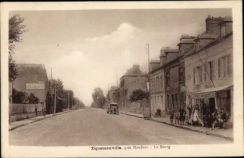 Ak Équemauville Calvados, Le Bourg