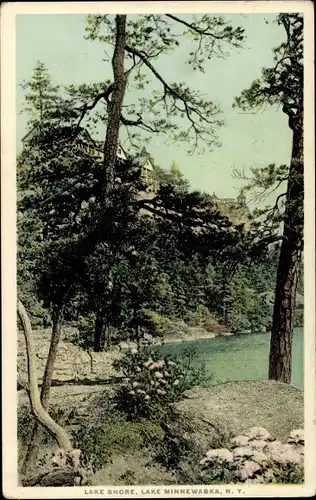 Ak Lake Minnewaska New York USA, Seeufer