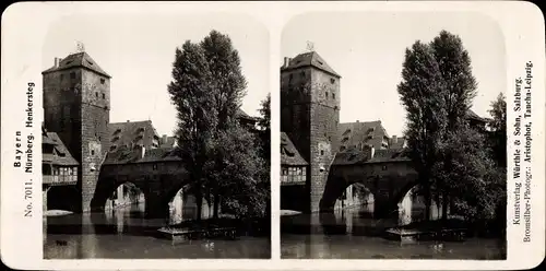 Stereo Foto Nürnberg in Mittelfranken Bayern, Henkersteg