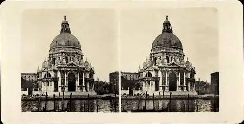 Stereo Foto Venezia Venedig Veneto, Kirche Santa Maria della Salute