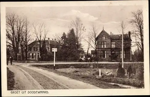 Ak Dodewaard Gelderland, Straßenpartie