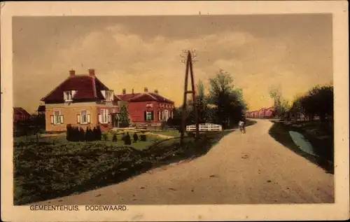 Ak Dodewaard Gelderland, Gemeindehaus