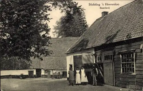Ak '*s Heerenloo Ermelo Gelderland, Bauernhof