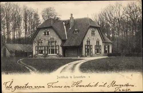 Ak Leuvenum Gelderland, Jagdschloss