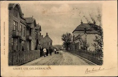 Ak Geldermalsen Gelderland, Straße