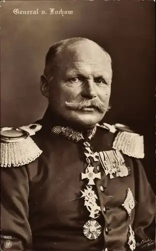 Ak General der Infanterie Ewald von Lochow, Portrait, Orden