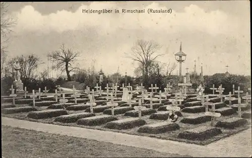 Ak Rimschani Russland, Heldengräber, Soldatenfriedhof