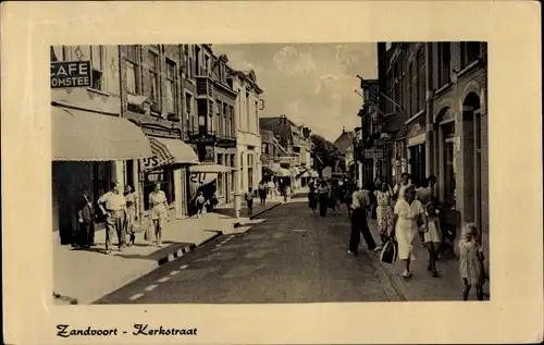 Ak Zandvoort Nordholland Niederlande, Kerkstraat