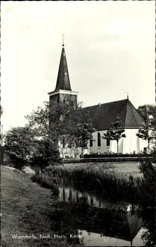 Ak Wommels Friesland Niederlande, Ned. Herv. Kerk