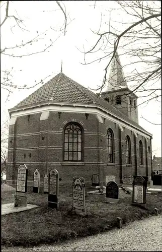 Ak Hitzum Friesland Niederlande, Kirche